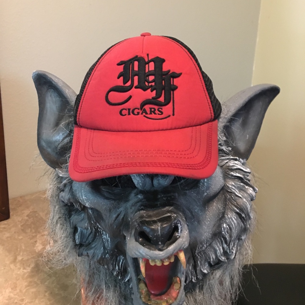 Beat up MF Cigars hat